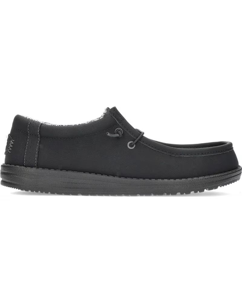 HEY DUDE MOCASINS WALLY CLASSIC 41894 HD41894-070 NOIR HOMME BLACKCHARCOAL