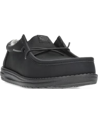 HEY DUDE MOCASINS WALLY CLASSIC 41894 HD41894-070 NOIR HOMME BLACKCHARCOAL