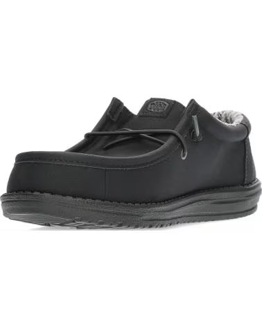 HEY DUDE MOCASINS WALLY CLASSIC 41894 HD41894-070 NOIR HOMME BLACKCHARCOAL