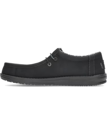 HEY DUDE MOCASINS WALLY CLASSIC 41894 HD41894-070 NOIR HOMME BLACKCHARCOAL