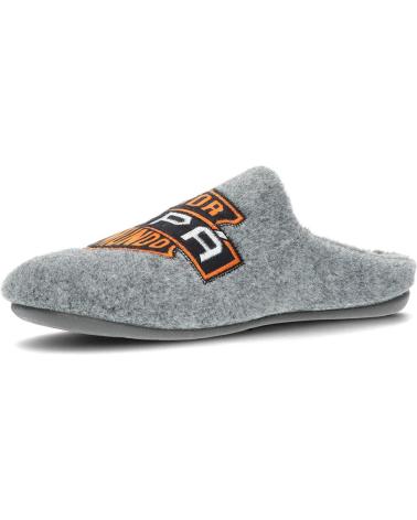 Man House slipers GARZON PANTUFLAS GARZON 8359 PICOS GRISOSC