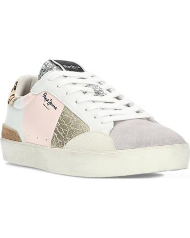 Woman Trainers PEPE JEANS PLS31573-301 W04 LANE SWEET W LIGHT NUDE PINK