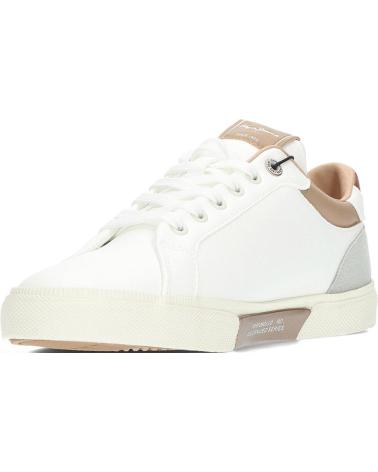 Woman Trainers PEPE JEANS PLS31588-142 KENTON COURT W GOLDEN OCHRE BROWN