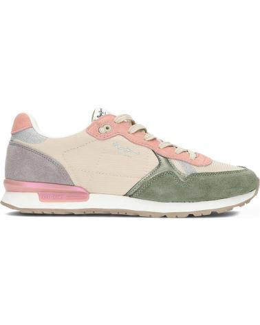 Sneaker für Damen PEPE JEANS DEPORTIVAS PARA MUJER DE BRIT MIXT PLS40019 CASTINGGREEN