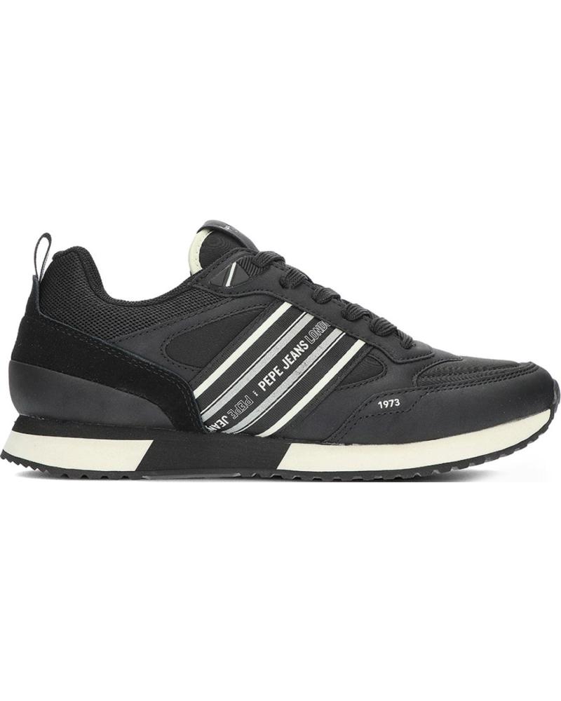 Man Trainers PEPE JEANS PMS40014 ZAPATILLAS CASUAL DE HOMBRE NEGRO