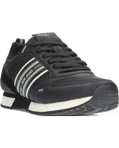 Man Trainers PEPE JEANS PMS40014 ZAPATILLAS CASUAL DE HOMBRE NEGRO