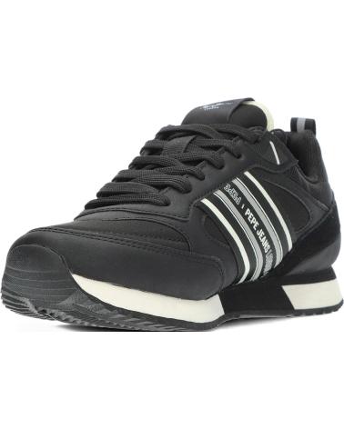 Man Trainers PEPE JEANS PMS40014 ZAPATILLAS CASUAL DE HOMBRE NEGRO