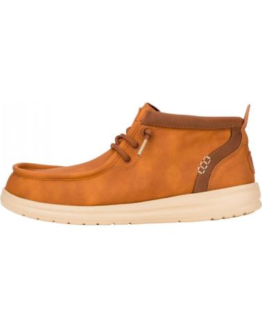 Botins de Homem HEY DUDE HOMBRE MOCASINES WALLY MID GRIPR CLASSIC 42051-2DU COGNAC TA VARIOS COLORES