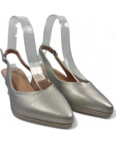 Sandálias de Mulher TIMBOS SANDALIA TACON DESTALONADO MUJER PLATA 130419 PLATEADO