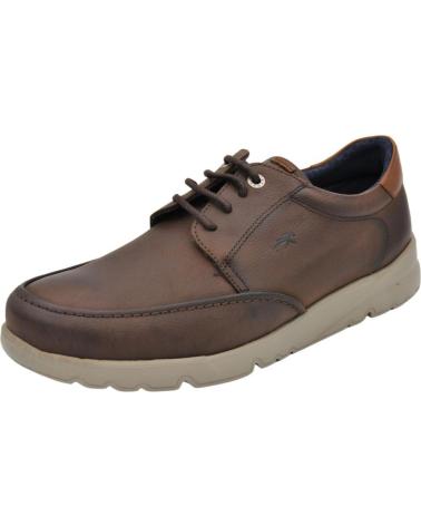 Zapatos de Hombre FLUCHOS - BLUCHERS HOMBRE PLANTILLA EXTRAIBLE CORDONES M CASTANO