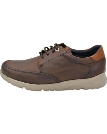 Zapatos de Hombre FLUCHOS - BLUCHERS HOMBRE PLANTILLA EXTRAIBLE CORDONES M CASTANO