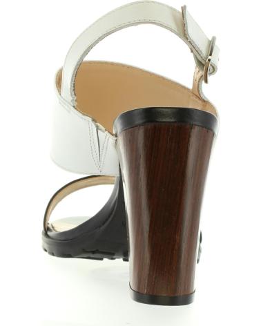 Woman Sandals KICKERS 502050-50 SARDAN 33 BLANC NOIR