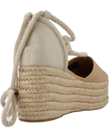 Sandales-De-Mujer-TOMMY-HILFIGER-ALPARGATA-CLOSED-MARRóN