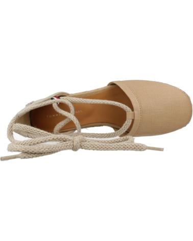 Sandales-De-Mujer-TOMMY-HILFIGER-ALPARGATA-CLOSED-MARRóN