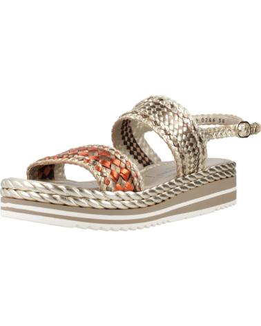 Woman Sandals PONS QUINTANA SANDALIAS MUJER MODELO MILAN COLOR ORO RETXA