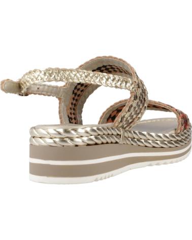 Woman Sandals PONS QUINTANA SANDALIAS MUJER MODELO MILAN COLOR ORO RETXA