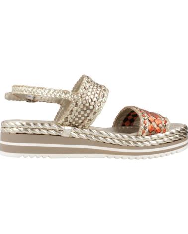 Woman Sandals PONS QUINTANA SANDALIAS MUJER MODELO MILAN COLOR ORO RETXA