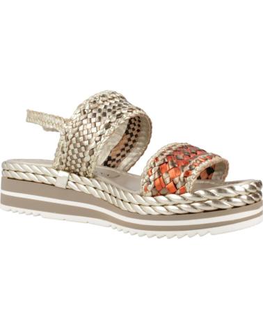 Woman Sandals PONS QUINTANA SANDALIAS MUJER MODELO MILAN COLOR ORO RETXA