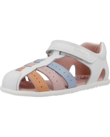 PABLOSKY SANDALIA TIRAS COLORES BLANCO