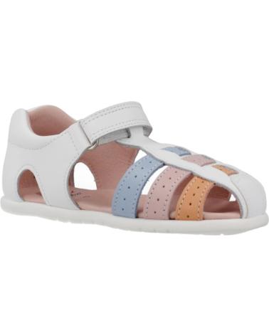 PABLOSKY SANDALIA TIRAS COLORES BLANCO