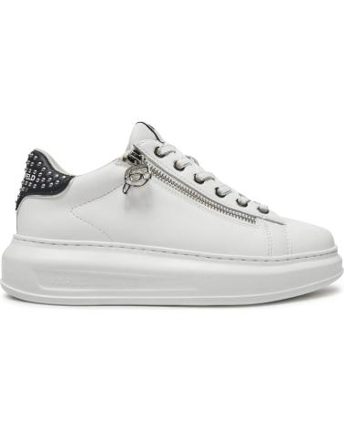 Esportes  de Mulher KARL LAGERFELD KAPRI STUD ZIP LO LACE KL62527 BLANCO