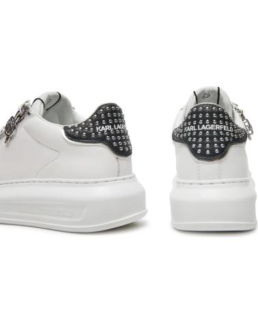Esportes  de Mulher KARL LAGERFELD KAPRI STUD ZIP LO LACE KL62527 BLANCO
