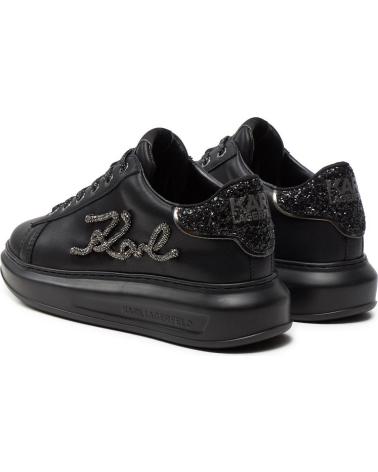 Deportivas de Mujer KARL LAGERFELD KAPRI SIGNIA RHINESTONE LO KL62510G NEGRO