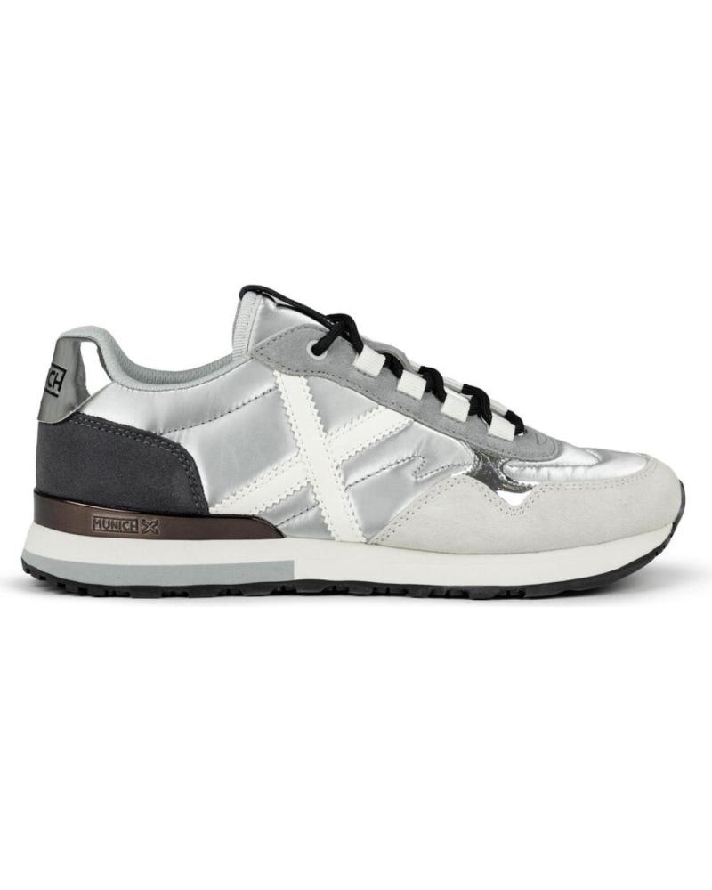 Esportes  de Mulher MUNICH ZAPATILLA SUNSET 52 PLATA DE GRIS