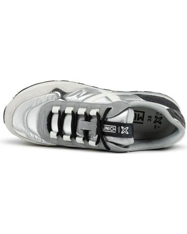 Esportes  de Mulher MUNICH ZAPATILLA SUNSET 52 PLATA DE GRIS