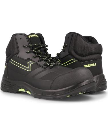 Stivali per Donna e Uomo PAREDES BOTAS DE SEGURIDAD RESISTENTES ALTAS TEMPERATURAS TOBA NEGRO NEGRO