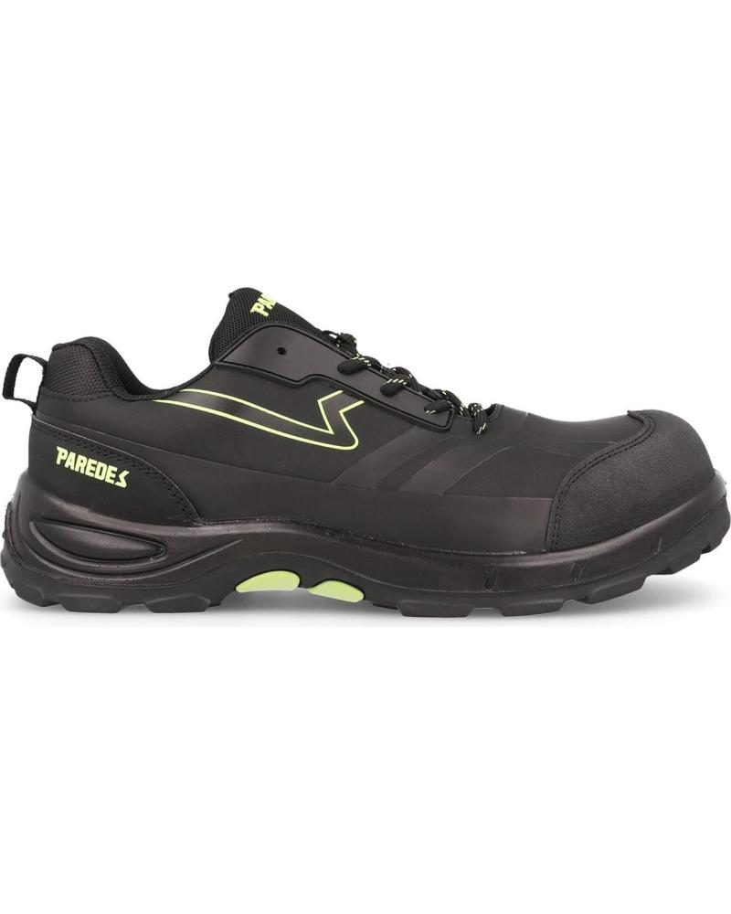 Sapatos de Homem e Mulher PAREDES BOTAS DE SEGURIDAD PROTECCION IMPACTOS BASALTO NEGRO NEGRO