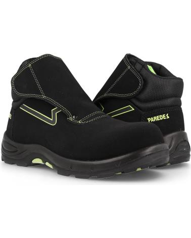 Botas de Mulher e Homem PAREDES BOTAS DE SEGURIDAD PARA SOLDADORES GRANITO NEGRO NEGRO