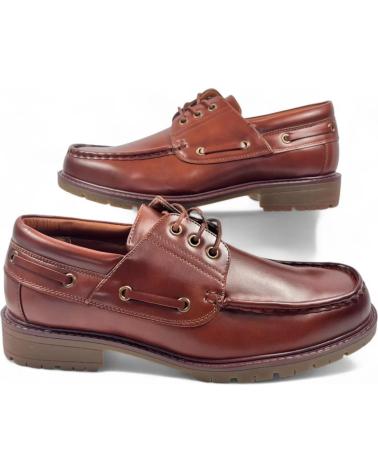 Sapatos de Homem TIMBOS ZAPATO NAUTICO DE HOMBRE CUERO 130426 MARRóN