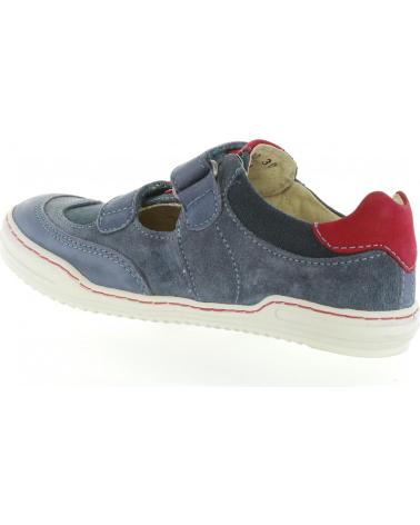 Sapatos de Menino KICKERS 414590-30 JYKROI 53 BLEU ROUGE