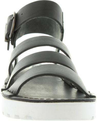 Woman Sandals KICKERS 470900-55 CLIPPER 81 NOIR-BLANC