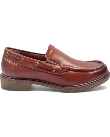 Sapatos de Homem TIMBOS MOCASIN NAUTICO DE HOMBRE CUERO 130425 MARRóN