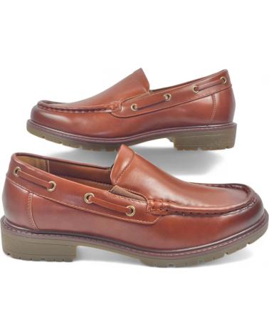Sapatos de Homem TIMBOS MOCASIN NAUTICO DE HOMBRE CUERO 130425 MARRóN