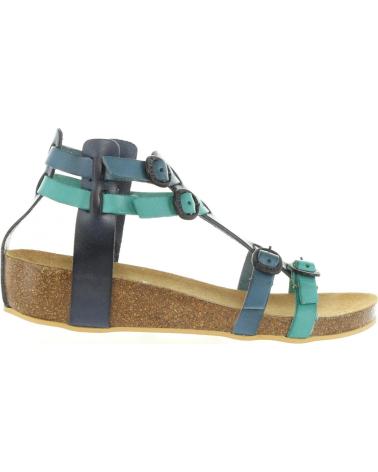 Sandalen für Damen und Mädchen KICKERS 420390-30 BOMDIA 53 BLEU TURQUOISE
