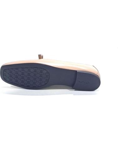Zapatos de Mujer UNISA SABRINA PLANA DE PIEL CON SUELA DE GOMA ARENA