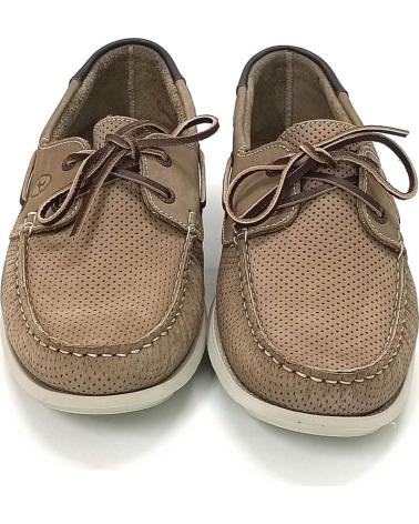 Zapatos de Hombre SNIPE NAUTICO DE CORDONERAS CAMEL 5084C SAFARI