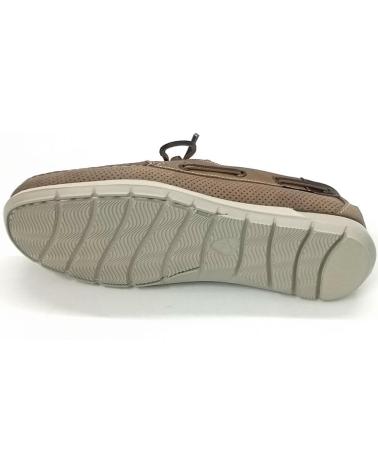 Zapatos de Hombre SNIPE NAUTICO DE CORDONERAS CAMEL 5084C SAFARI