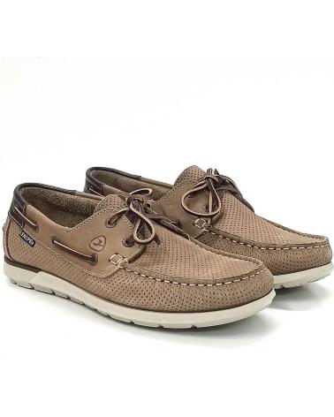 Zapatos de Hombre SNIPE NAUTICO DE CORDONERAS CAMEL 5084C SAFARI