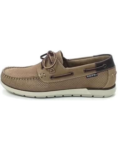 Zapatos de Hombre SNIPE NAUTICO DE CORDONERAS CAMEL 5084C SAFARI