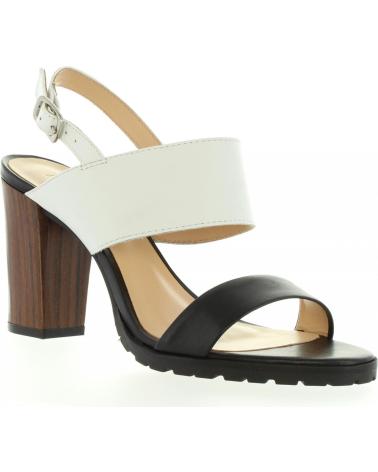Woman Sandals KICKERS 502050-50 SARDAN 33 BLANC NOIR