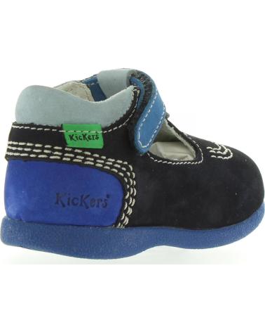 Schuhe für Mädchen und Junge KICKERS 413122-10 BABYFRESH 103 MARINE BLEU