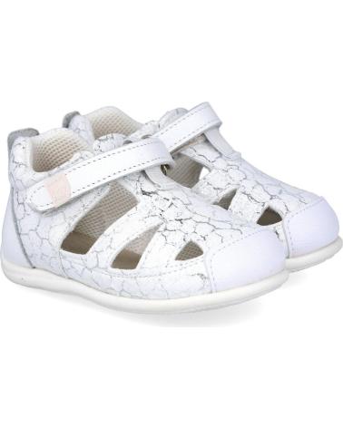 Sandali per Bambina BUBBLE BOBBLE PF220-1 SANDALIA RESPETUOSA PIEL BLANCO