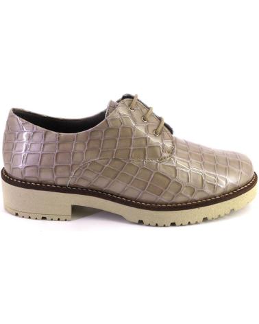 Sapatos de Mulher PITILLOS 10081 ZAPATOS CON CORDONES DE MUJER PIEDRA PIEL PIEDRA