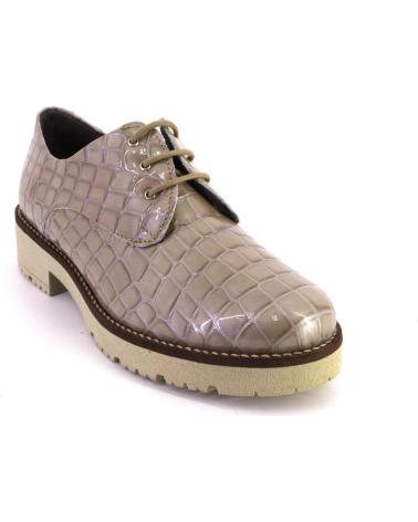 Sapatos de Mulher PITILLOS 10081 ZAPATOS CON CORDONES DE MUJER PIEDRA PIEL PIEDRA