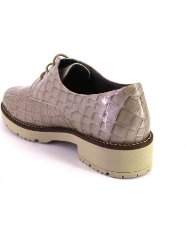 Sapatos de Mulher PITILLOS 10081 ZAPATOS CON CORDONES DE MUJER PIEDRA PIEL PIEDRA