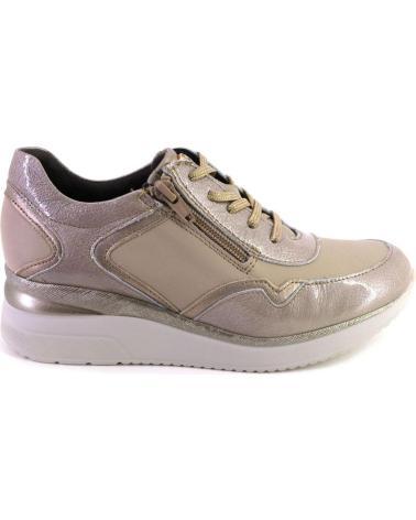 Esportes  de Mulher PITILLOS 10210 ZAPATILLAS CASUAL DE MUJER PIEL PIEDRA